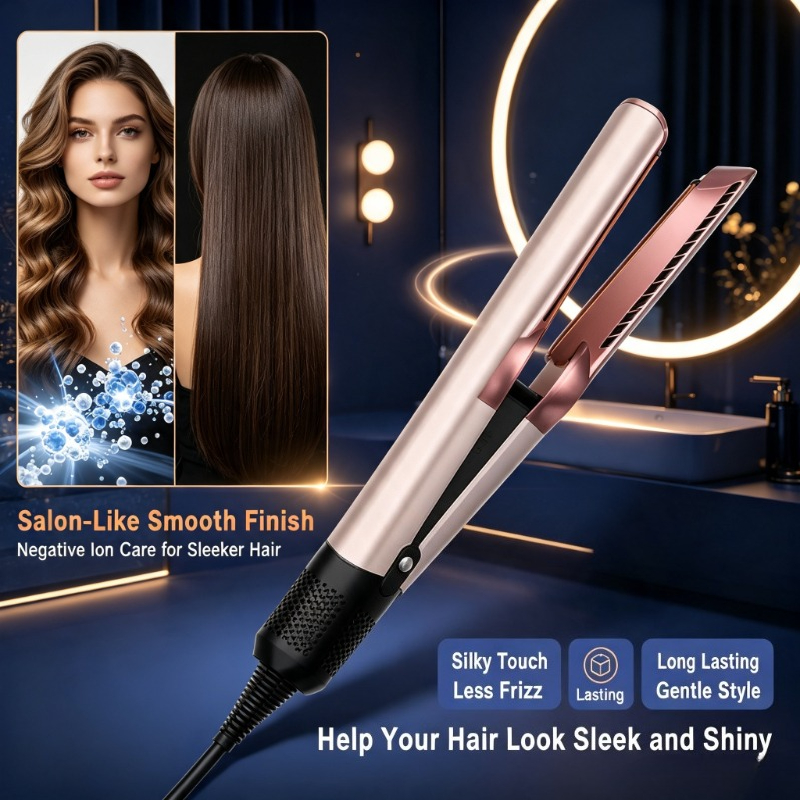 Hair Care Kit - Negatieve Ion Haarverzorgingsset, 2-in-1 stijltang-droger voor