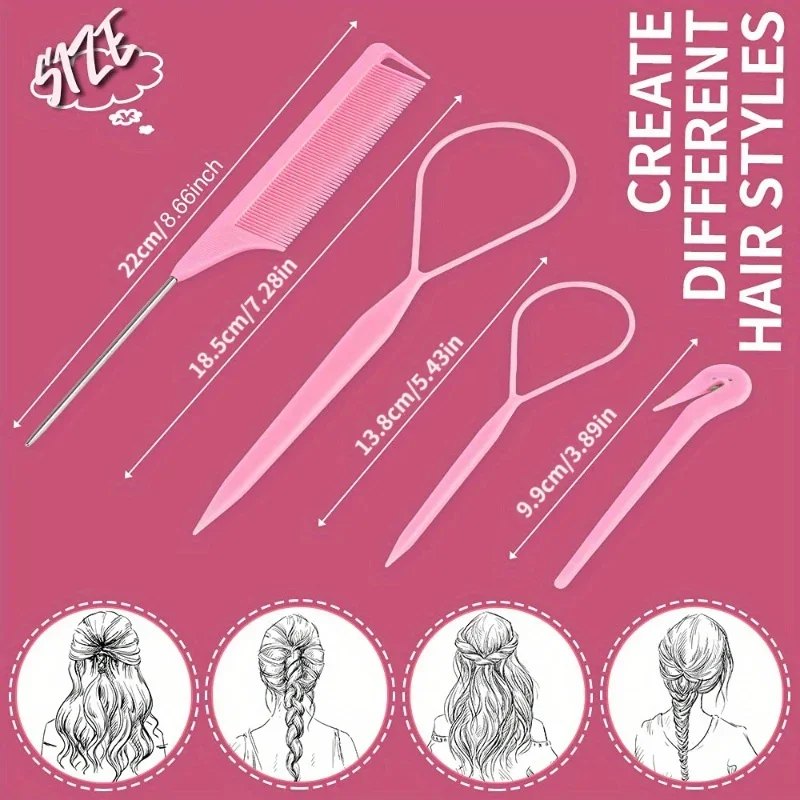 4/5/6pcs Haarborstel Set Kappe - Hair Care Kit recensie en prijs
