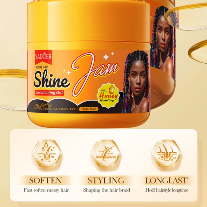 113 g glanzende stylinggel voo - Hair Care Jelly recensie en prijs