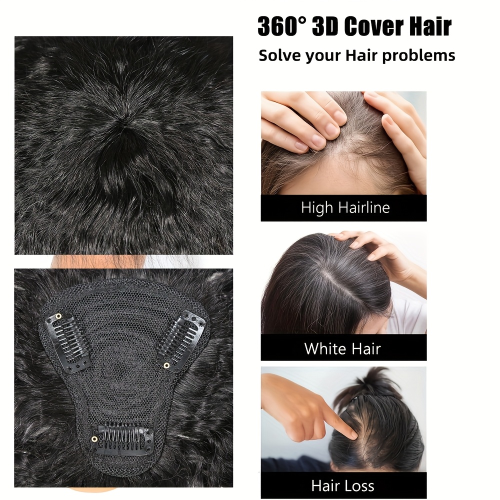 Kinky Recht Topper Haar met Po - Clip In Hair Piece recensie en prijs